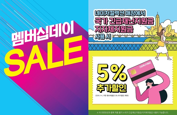 LG생활건강 네이처컬렉션 매장의 ‘멤버십데이 세일’ 포스터. /LG생활건강 제공