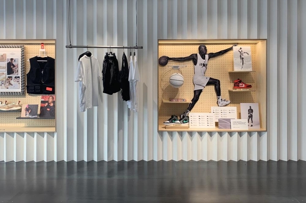 조던의 다양한 문화를 경험할 수 있는 ‘조던 서울’ 매장 전경./김은영 기자