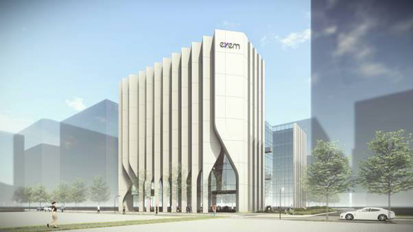 엑셈 인텔리전스 R&D 캠퍼스 조감도