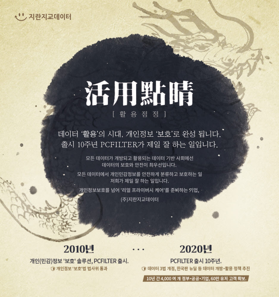 지란지교데이터 PC필터가 출시 10주년을 맞았다. 지란지교데이터 제공