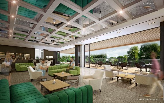 레이크우드CC 어반 레인지 VIP라운지. /사진=레이크우드CC