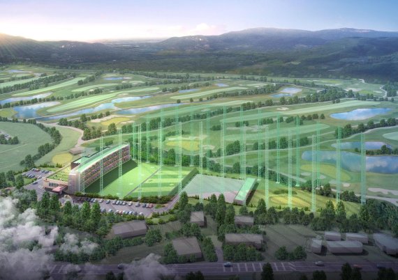 오는 4월초 개장 예정인 경기도 양주 레이크우드CC의 '어반 레인지' 조감도. /사진=레이크우드CC