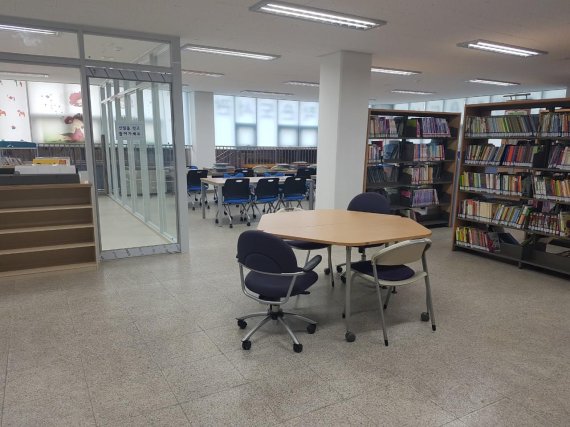 양주시 옥정신도시 능호관 작은도서관 내부. 사진제공=양주시