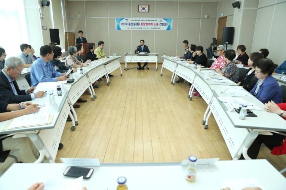 이재준 고양시장 ‘동(洞) 통장협의회 소통간담회’. 사진제공=고양시