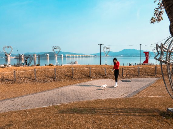 평택호관광지 수변테크 사색의 길