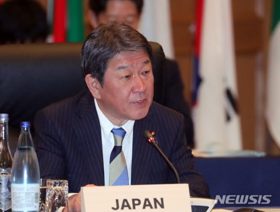 모테기 도시미쓰 일본 외무상. 뉴시스