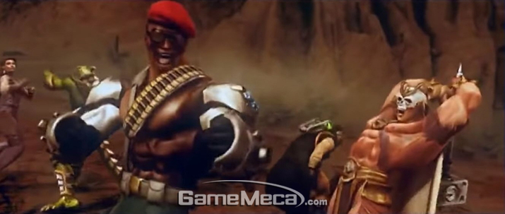 ▲ 역대 캐릭터가 총출동해 서로 죽고 죽은 ‘모탈 컴뱃: 아마게돈’ (사진: 게임 내 영상 갈무리)