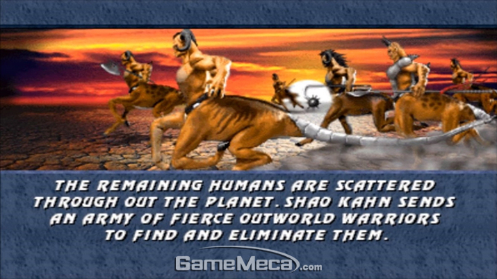 ▲ ‘모탈 컴뱃 3’에서도 세기말 켄타우르스가 지구를 질주하는 황당한 모습이 보였지만… (사진: 게임 내 영상 갈무리)