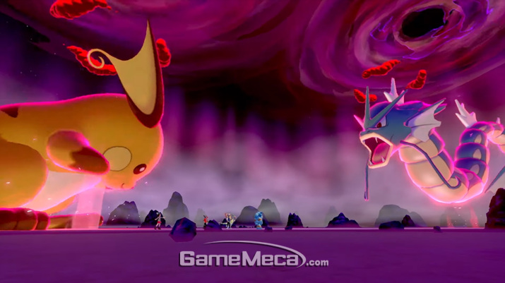 ▲ 전설의 포켓몬인 자시안과 자마젠트 (사진출처: 포켓몬 다이렉트 생방송 갈무리)