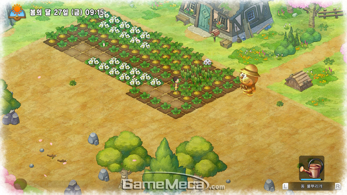 ▲ 정성껏 농사를 지어 농작물을 수확해 돈을 벌고 (사진: 게임메카 촬영)