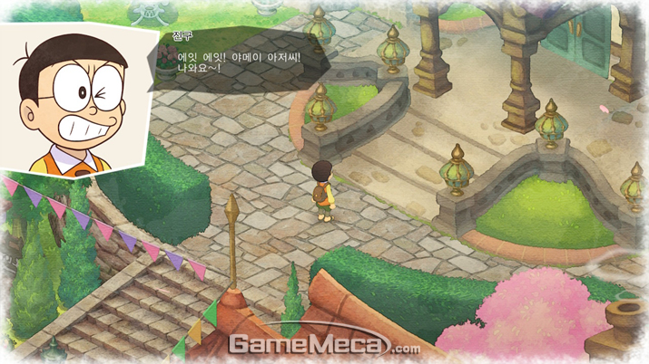 ▲ 놀기 위해 시장에게 시위를 하기도 하는데, 잠깐의 해프닝으로 스쳐 지나간다 (사진: 게임메카 촬영)