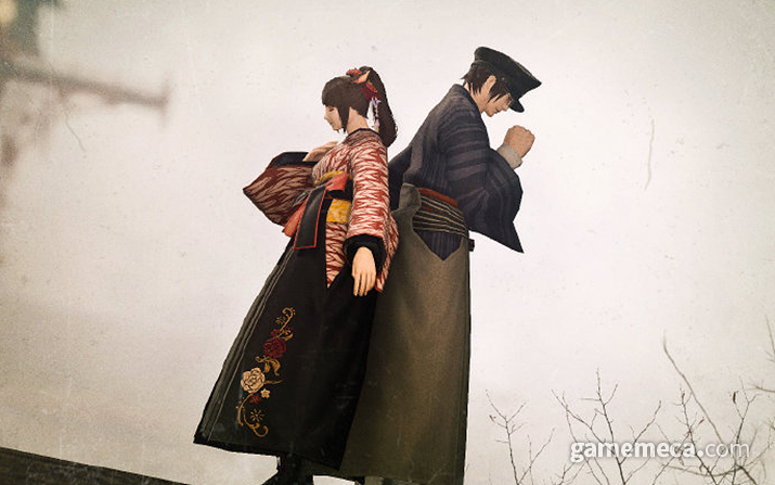 ▲ '파판14'에서 논란이 된 '다이쇼 로망' 풍 의상 (사진출처: 파판14 글로벌 홈페이지 커뮤니티)