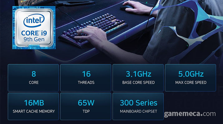 ▲ 인텔 i9-9900 성능 (사진제공: 명성코퍼레이션)