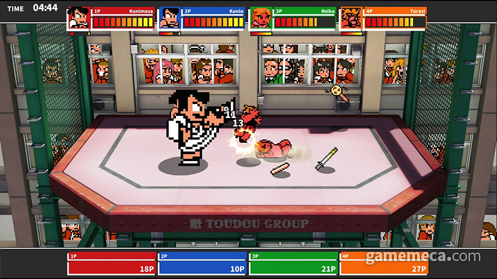 ▲ 다운타운 난투행진곡 마치!! 스크린샷 (사진제공: H2인터렉티브)