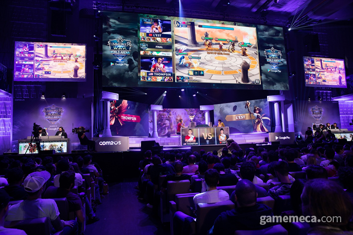 ▲ 1,500명의 관중이 모였던 'SWC 2019' 현장 (사진제공: 컴투스)