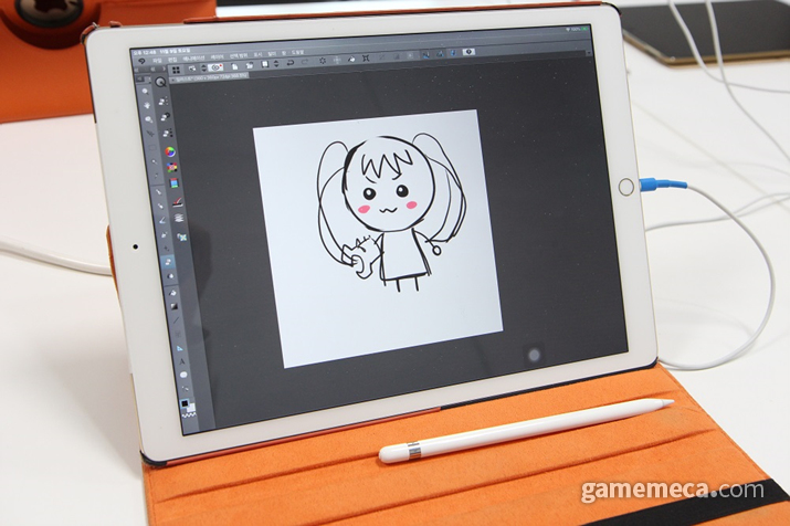 ▲ 캐릭터 움직임과 표정 변화에 대한 교육이 진행됐다 (사진제공: 넥슨)