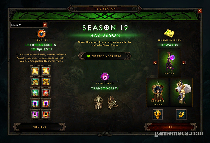 ▲ 디아블로3 19시즌 (사진제공: 블리자드)