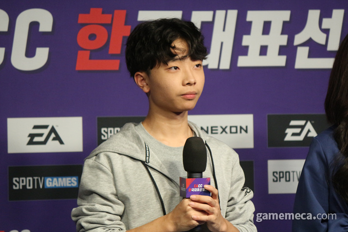 ▲ 박기홍은 "올 킬 달성하니가 팀원들이 영원히 같이 하자고 하더라"고 말했다 (사진: 게임메카 촬영)