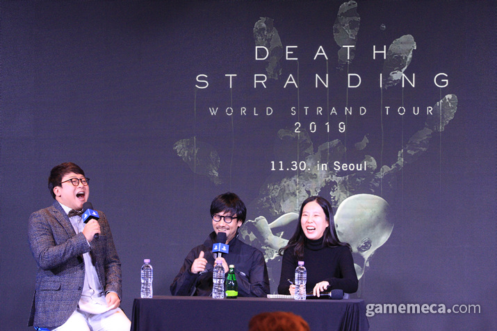 ▲ 데스 스트랜딩과 관련된 자세한 이야기를 들어봤다 (사진: 게임메카 촬영)