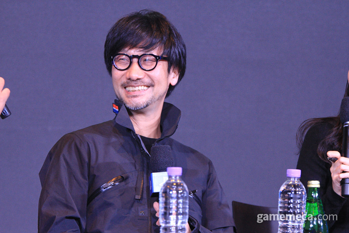▲ 코지마 히데오가 드디어 한국을 찾았다 (사진: 게임메카 촬영)