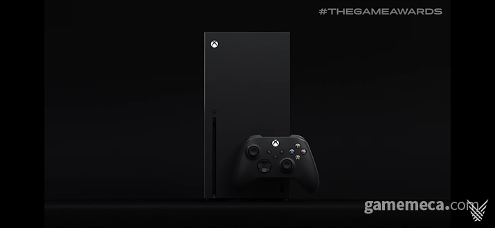 ▲ 더 게임 어워드에서 공개된 Xbox 시리즈 X (사진출처: 더 게임 어워드 2019 생중계 갈무리);