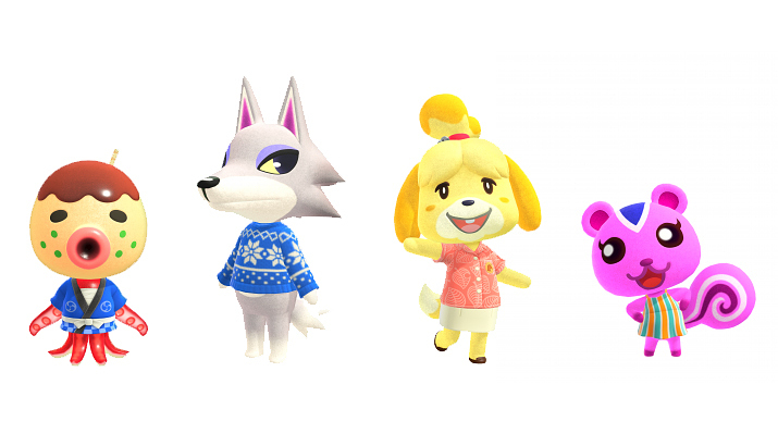 ▲ 매력 넘치는 이웃주민들이 고해상도로 돌아온다 (사진출처: 애니멀 크로싱 월드)