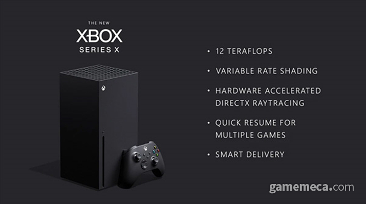 ▲ 현존하는 최강의 콘솔인 Xbox One X 보다도 2배 높은 그래픽 성능을 발휘하는 시리즈 X (사진출처: Xbox 공식 홈페이지)
