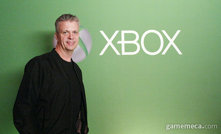 ▲ Xbox 게임 스튜디오 부사장 맷 부티는 "주요 게임을 한국어로 지원하기 위해 노력하고 있다"고 말했다 (사진: 게임메카 촬영)