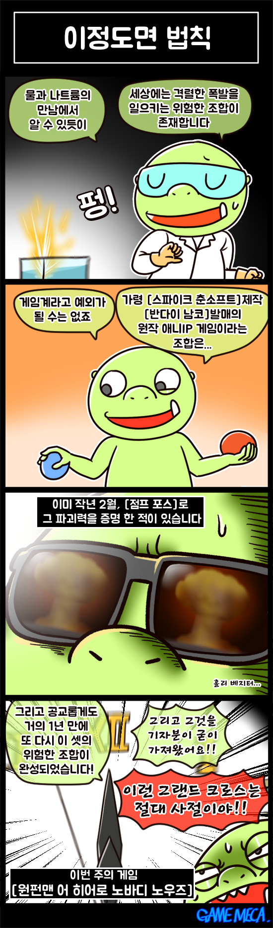 ▲ 분노가 담긴 무한콤보 (사진제공: 노동8호)