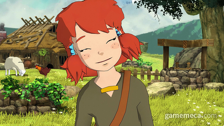 ▲ 지브리 애니메이션을 닮은 캐릭터와 배경 (사진출처: 닌텐도 공식 홈페이지)