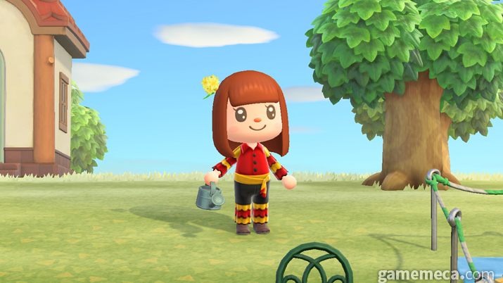 ▲ 동물의 숲 시리즈 신작 '모여봐요 동물의 숲' (사진: 게임메카 촬영)