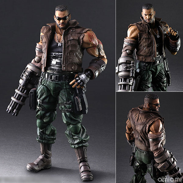 ▲ 스퀘어에닉스 플레이아츠카이. FF7 리메이크의 바레트 ver 2. 무려 리메이크판 바레트만 두 번째다. 2020년 9월 출시 예정이다 (사진출처: 아미아미 홈페이지)