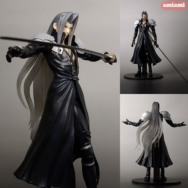 ▲ 스퀘어에닉스 플레이아츠. 긴 은발의 세피로스는 짧은 금발인 클라우드와는 다른 미소년의 매력을 뽐낸다. 사실 소년이라고 하기엔 좀 나이가 많은 것 같은데... (사진출처: 아미아미 홈페이지)