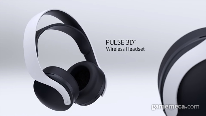 ▲ 무선 헤드셋(사진출처: PS5 디지털 쇼케이스 생방송 갈무리)