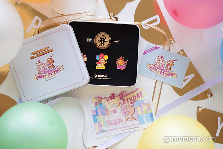 ▲ 용감한 쿠키 11주년 한정 굿즈 (사진제공: 데브시스터즈)