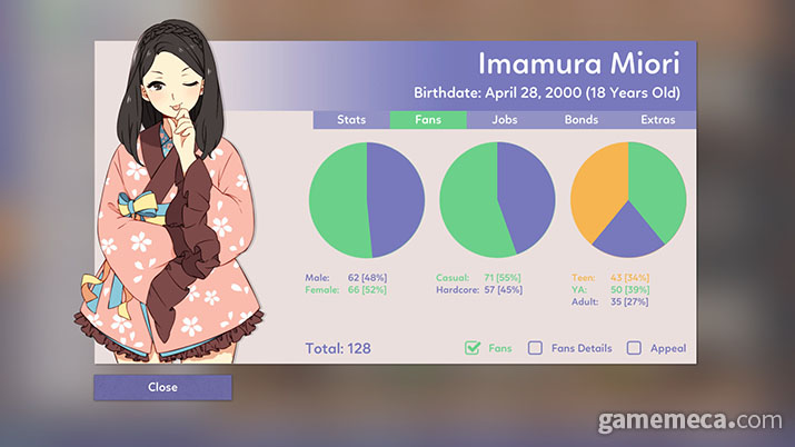 ▲ 올해 출시 예정인 아이돌 육성 시뮬레이션 게임 '아이돌 매니저' (사진출처: 스팀)