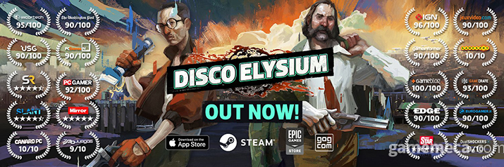 ▲ 디스코 엘리시움 대표 이미지 (사진출처: 게임 공식 트위터)