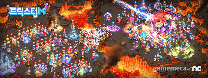 ▲ 리니지 같은 필드 경쟁을 트릭스터M에서도 즐길 수 있다 (사진제공: 엔씨소프트)