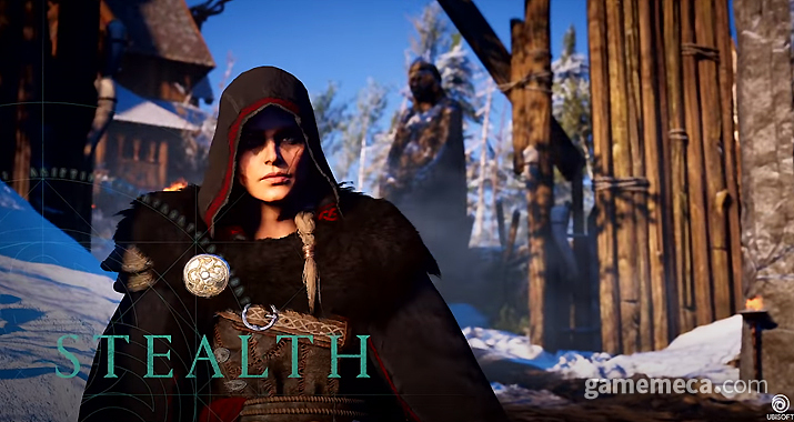 ▲ 후드를 통한 잠행 플레이가 돌아온다 (사진출처: 어쌔신 크리드: 발할라 플레이 영상 갈무리)
