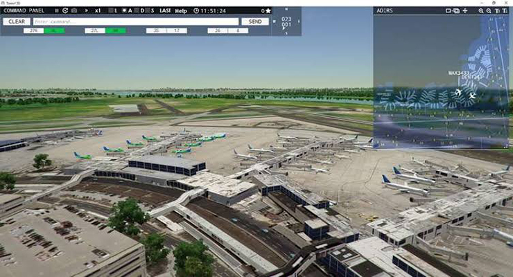 항공관제사가 되어 각종 명령을 음성으로 내릴수 있는 TOWER! 3D 게임