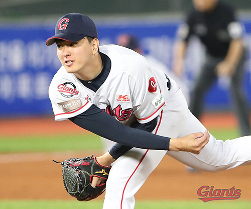 비록 패전투수가 됐지만 롯데 김원중(사진)은 팀의 장기적 시선에서 의미 있는 피칭을 했다는 평가다. 사진=롯데 자이언츠