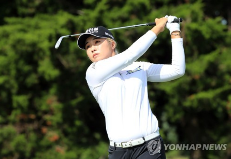 이정은의 2라운드 모습. [AFP=연합뉴스]