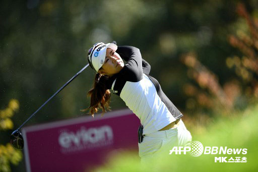 신지은이 1라운드 공동 1위로 올라섰다. 사진=ⓒAFPBBNews = News1