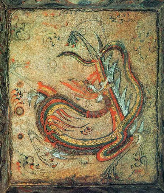 오회분 4호묘 황룡도