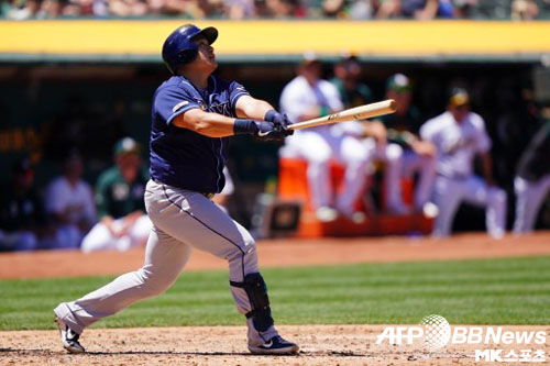 아귈라의 합류는 최지만의 입지에 영향을 미칠 가능성이 높다. 사진=ⓒAFPBBNews = News1