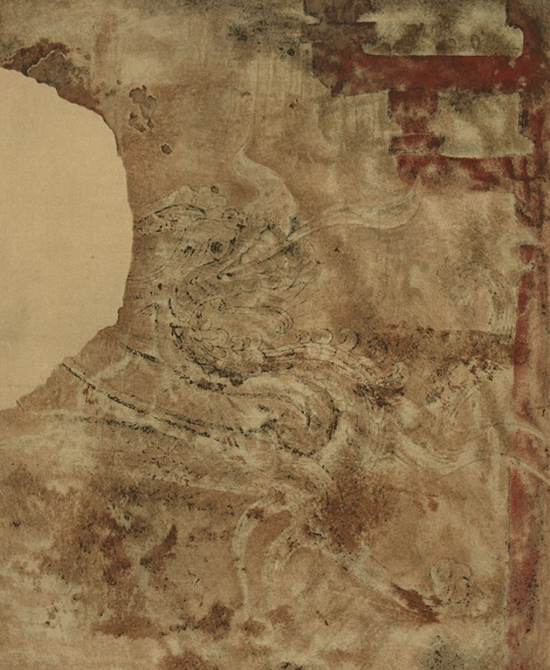 쌍영총 앞방 동벽 청룡도