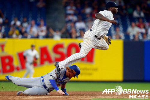 지난 2016년 인터리그에서 맞붙은 다저스와 양키스. 사진=ⓒAFPBBNews = News1