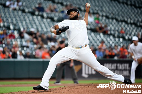 오프너로 등판한 알바라도는 기대에 못미쳤다. 사진(美 볼티모어)=ⓒAFPBBNews = News1