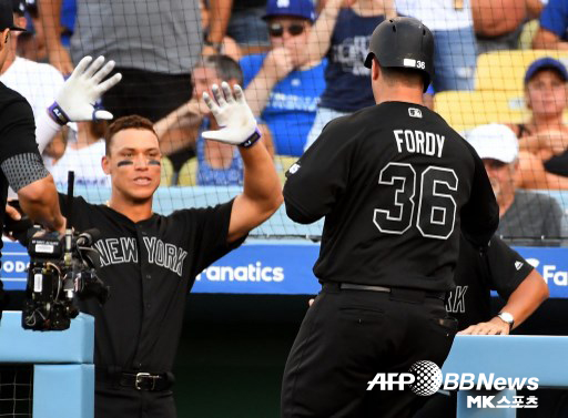 야구팬들은 뉴욕양키스의 우세를 점쳤다. 사진(美 로스앤젤레스)=ⓒAFPBBNews = News1