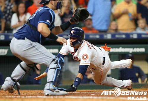 탬파베이는 7회말 대량 실점을 허용하며 허무하게 졌다. 사진(美 휴스턴)=ⓒAFPBBNews = News1